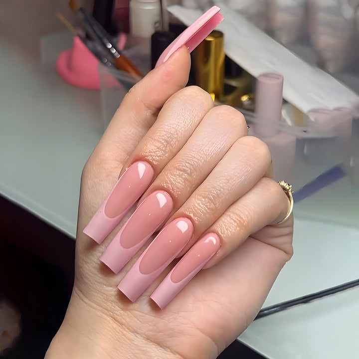 Long Glossy Press-On Nail Set Stornfield