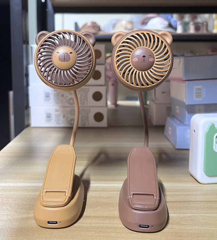 Adorable Animal Face Portable Desk Fan Stornfield