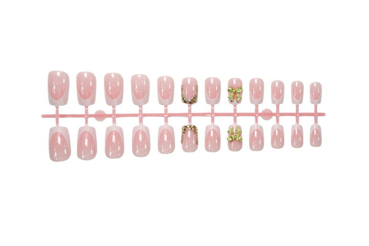 Artificial nail set with glamorous 3D decorations Stornfield