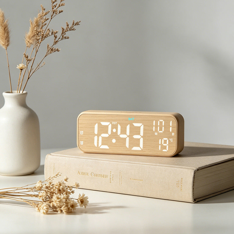Digital Multifunction Alarm Clock with Temperature and Date Display Stornfield
