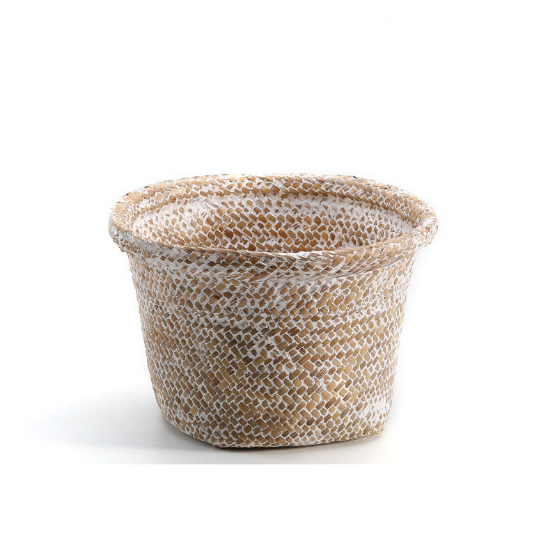 Handcrafted Natural Seagrass Storage Pot Stornfield