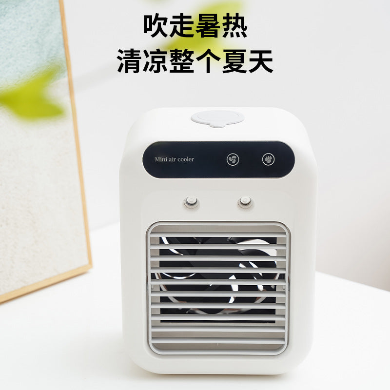 Unisex compact portable air cooler desktop device with USB connection and water container Stornfield
