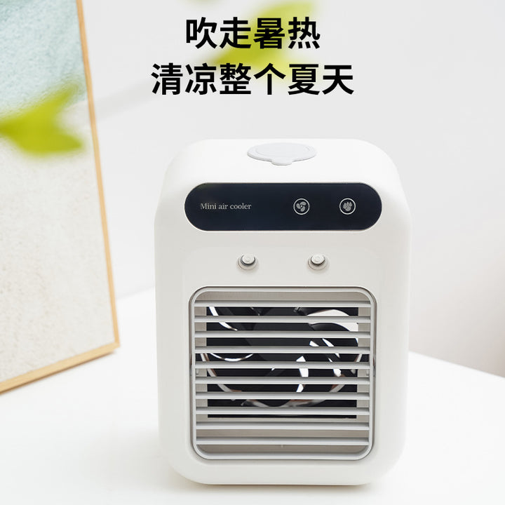 Unisex compact portable air cooler desktop device with USB connection and water container Stornfield