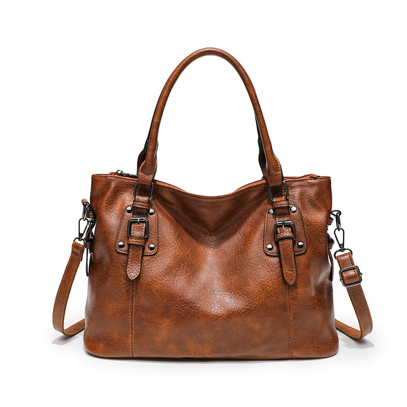 Stylish Faux Leather Handbag