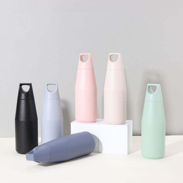 Women's stylish insulated bottle with ergonomic carrying handle Stornfield
