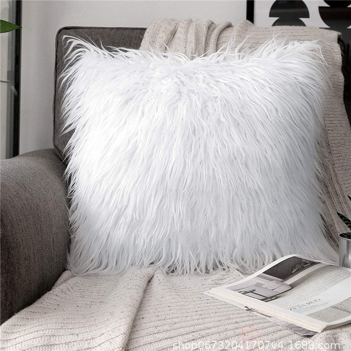 Fluffy cuddle pillow