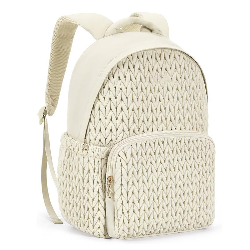 Fashionable backpack with braided structure Stornfield
