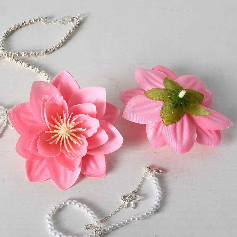 Elegant Silk Floral Hair Accessories