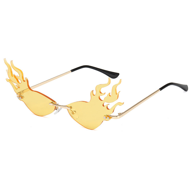 Women's fashionable sunglasses with flame-shaped design Stornfield