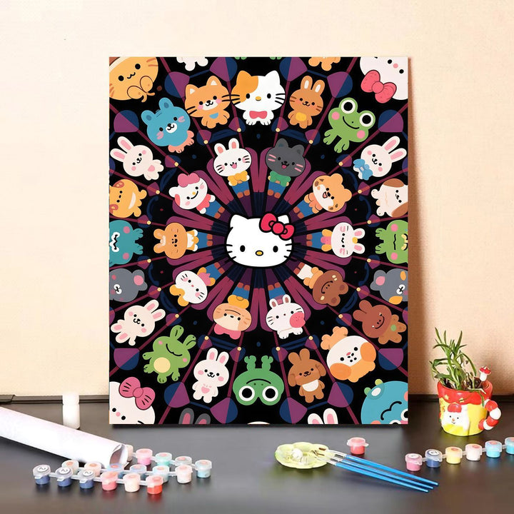 Cute Character Paint by Numbers Canvas Art Kit Stornfield