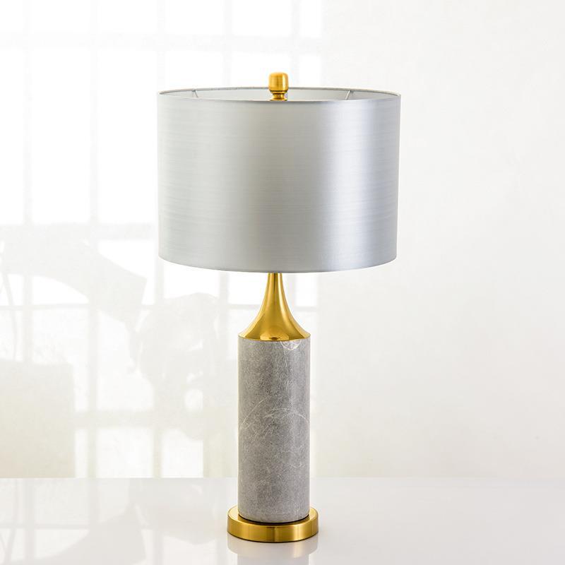 Chic Marble Accent Table Lamp