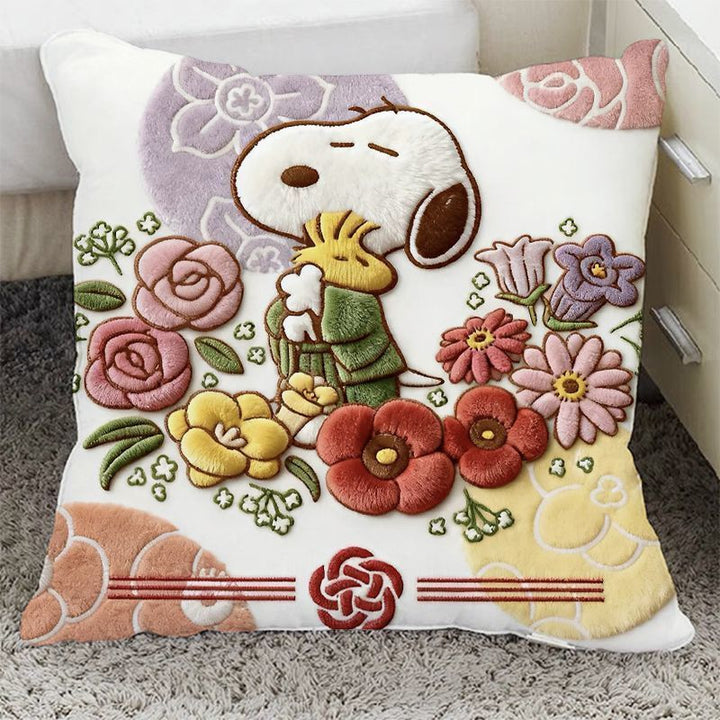 Plush Cartoon Decorative Throw Pillow