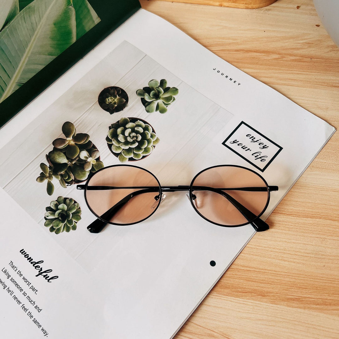 Retro Oval Frame Sunglasses Stornfield