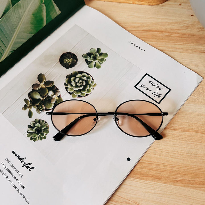 Retro Oval Frame Sunglasses Stornfield