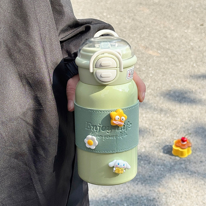 Ladies multifunctional drinking bottle with creative silicone elements Stornfield