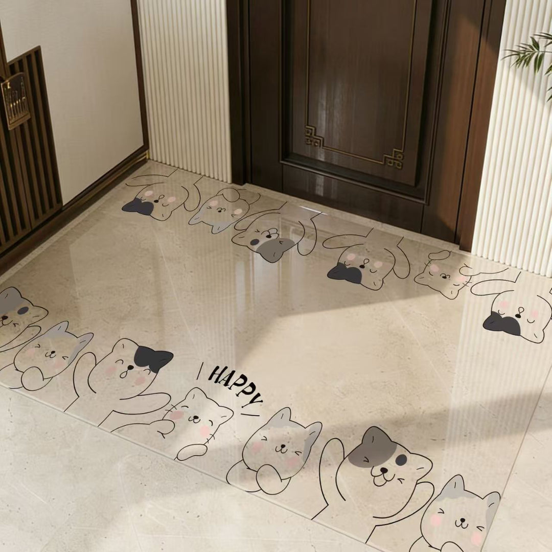 Playful Dinosaur-Themed Area Mat