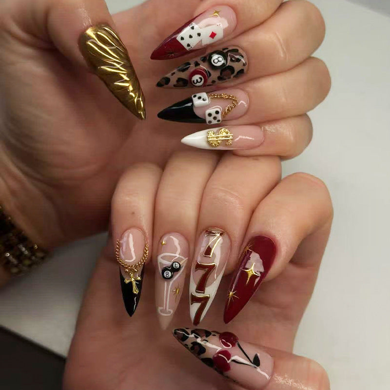 Glamorous Decorative Press-On Nail Tips Stornfield