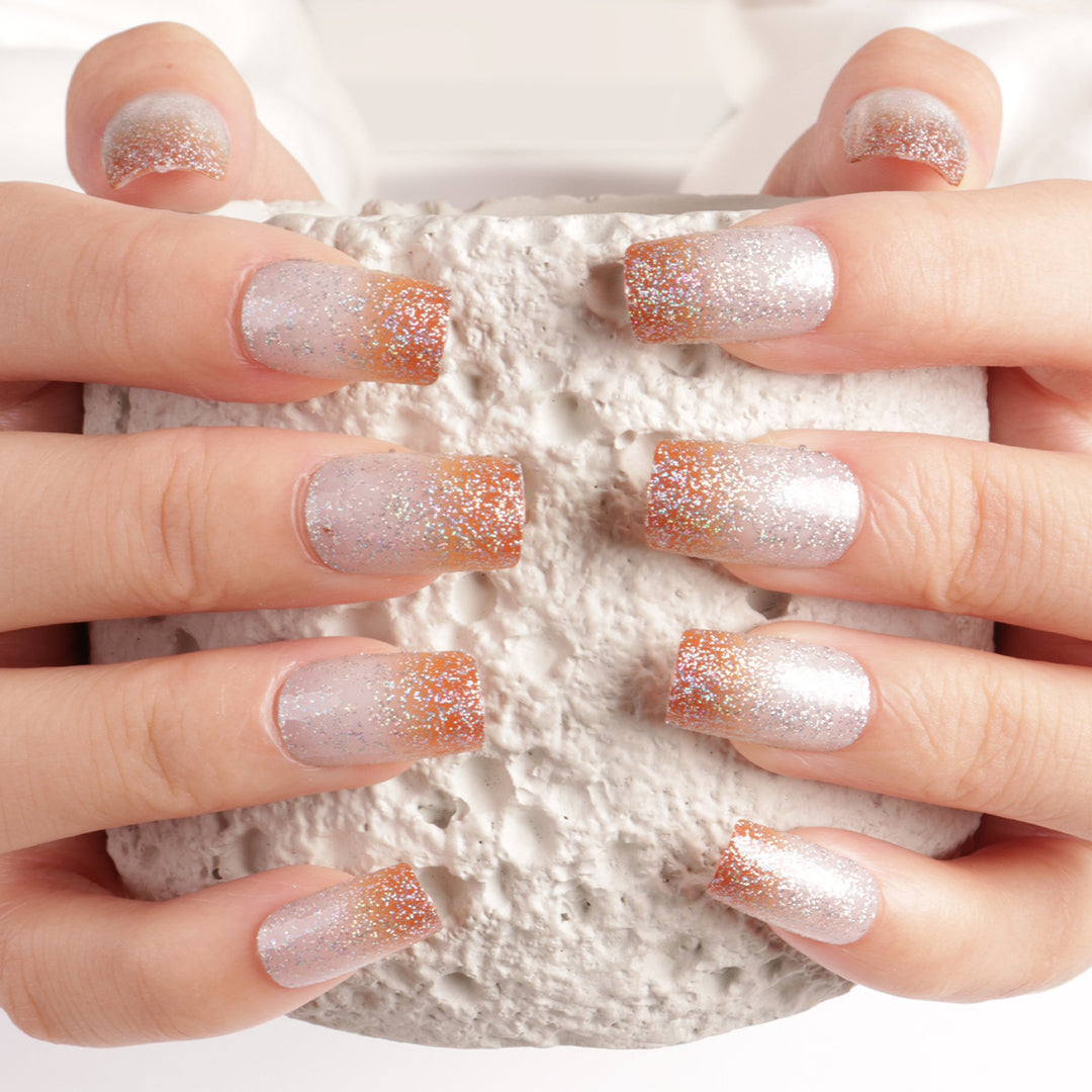 Glitter Ombre Press-On Nail Set Stornfield