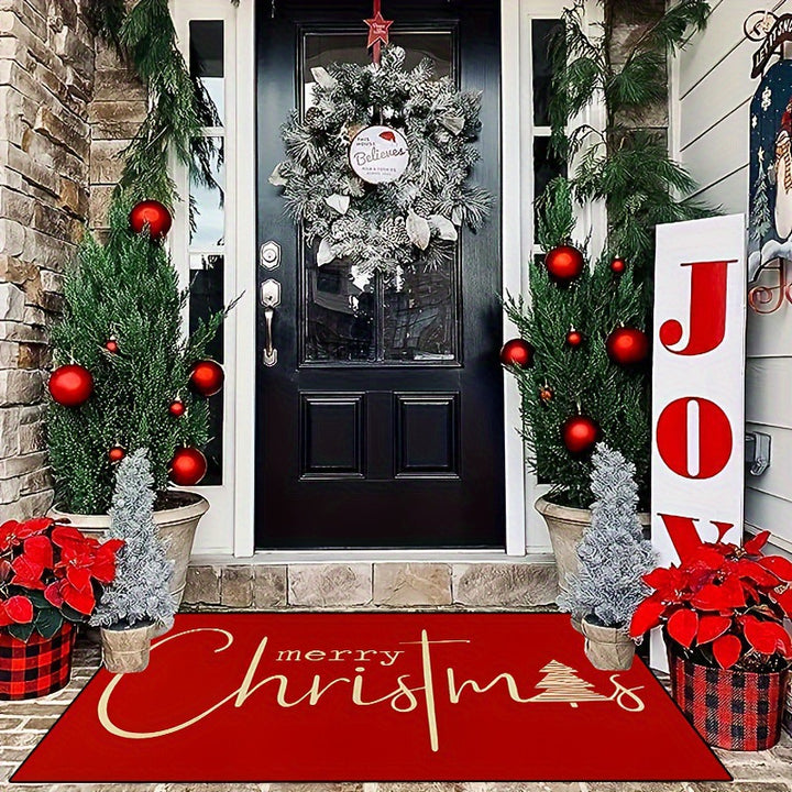 Christmas-Themed Indoor Doormat