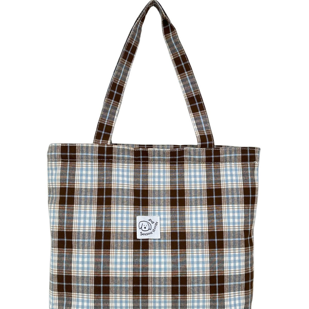 WoStylish Plaid Tote Bag Stornfield
