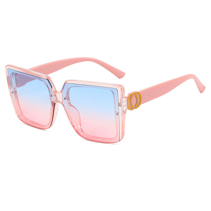 Women's square sunglasses with unique tire element Stornfield