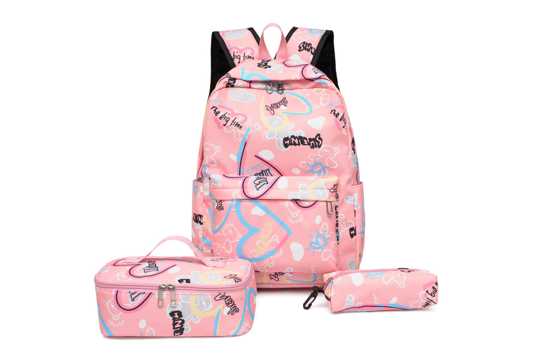 Backpack set with insulated lunch box and pencil case Stornfield