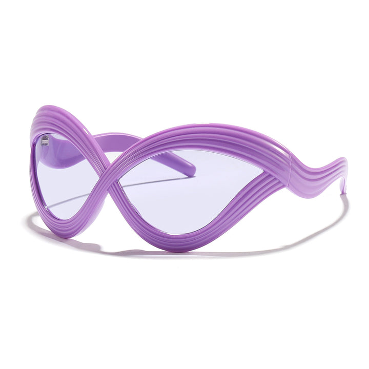 Women's fashionable sunglasses with innovative wave frame Stornfield