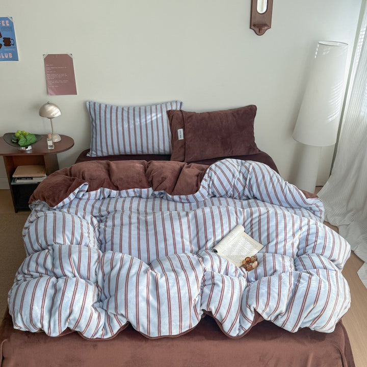 Ultra-Soft Striped Bedding Set