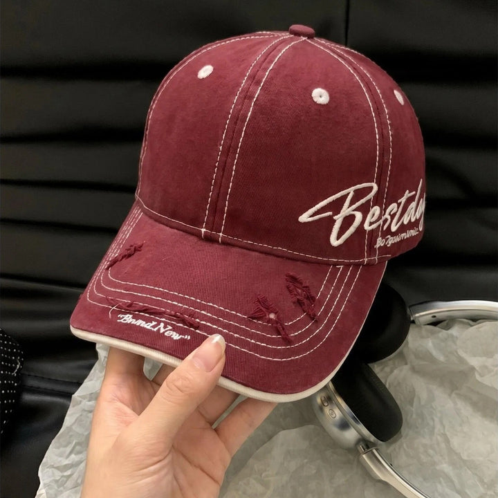 Men's Distressed Casual Cotton Baseball Cap Stornfield
