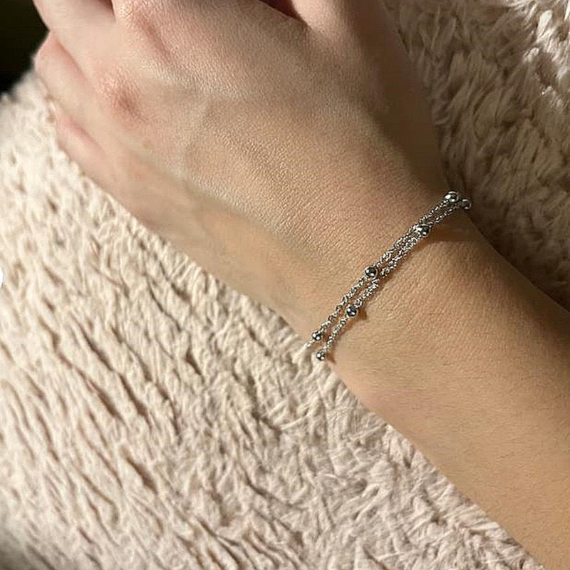 Delicate Silver Chain Bracelet Stornfield