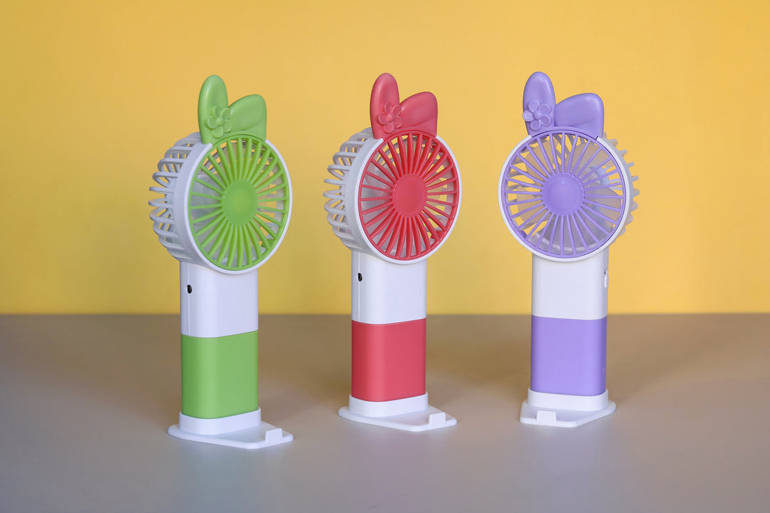 Unisex Portable Mini Hand Fan with Playful Design Stornfield