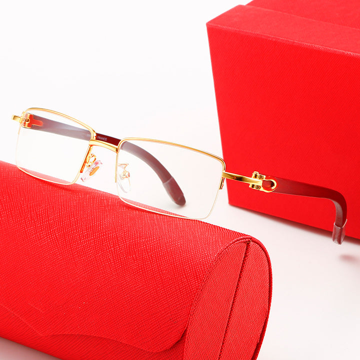 Ladies modern square sunglasses with luxurious metal frame Stornfield