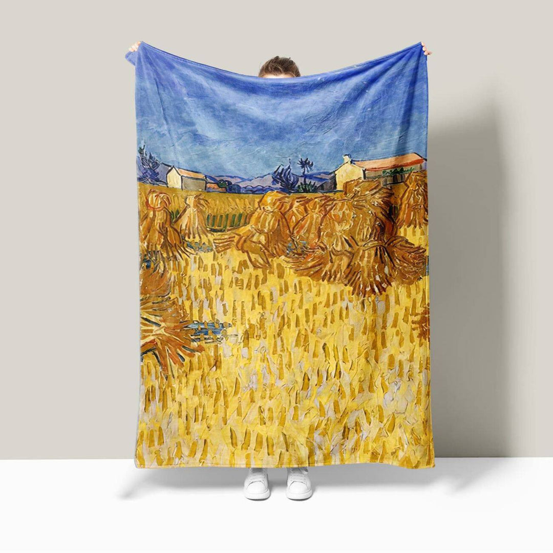 Artistic Starry Night Fleece Blanket