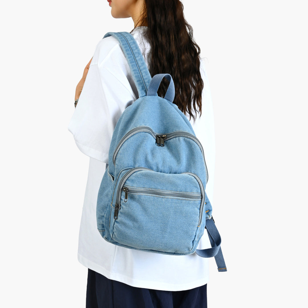 Casual Denim Backpack Stornfield