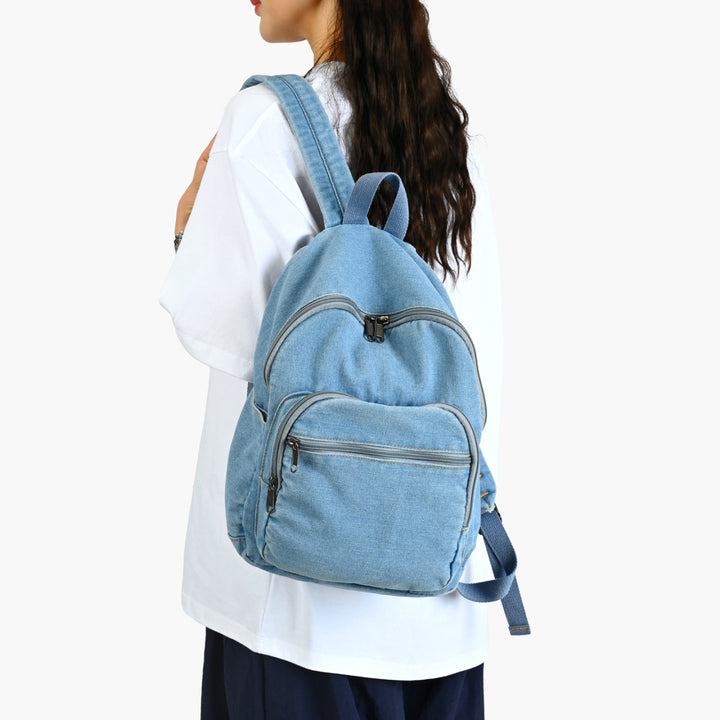 Casual Denim Backpack Stornfield