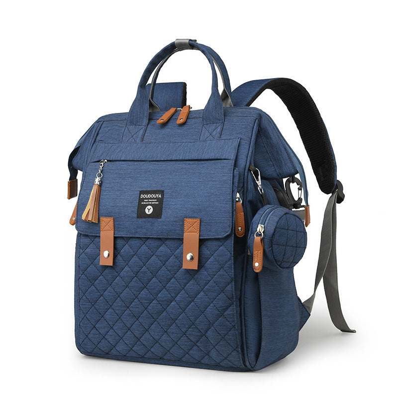 Multifunctional Quilted Diaper Backpack Stornfield