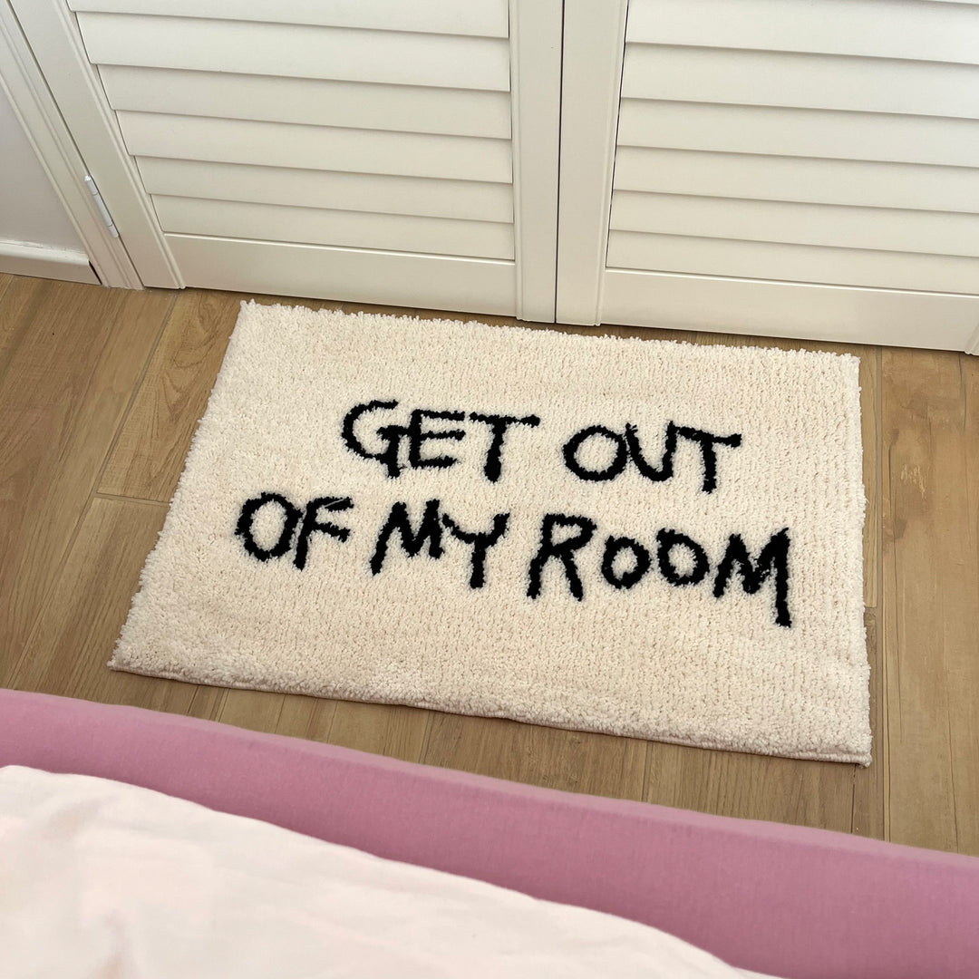 Quirky Text Welcome Mat