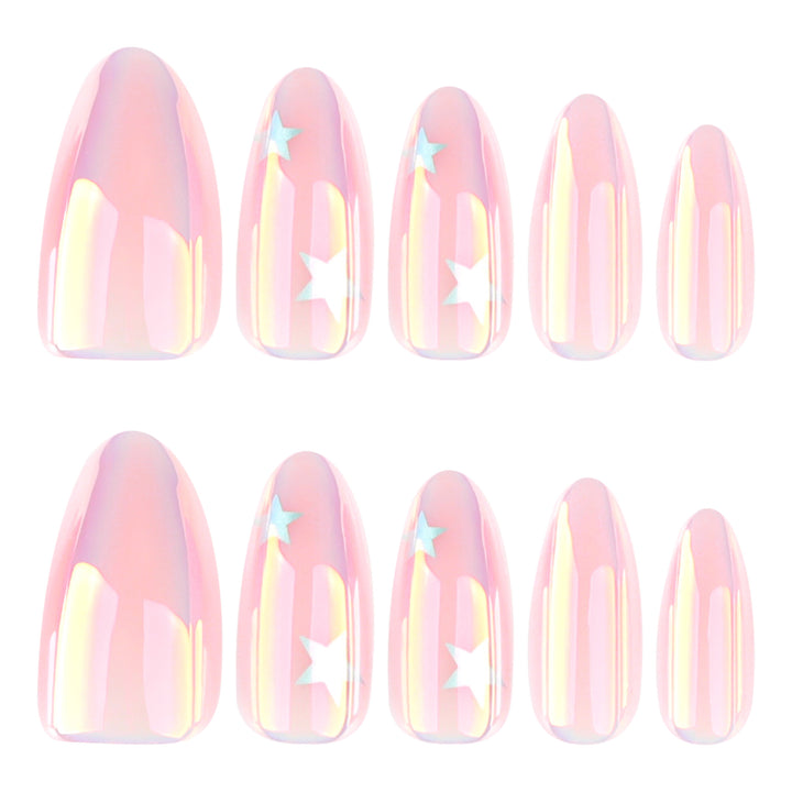 Artificial application nails with shimmering finish Stornfield