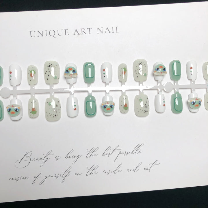 Creative Decorative Press-On Nail Set