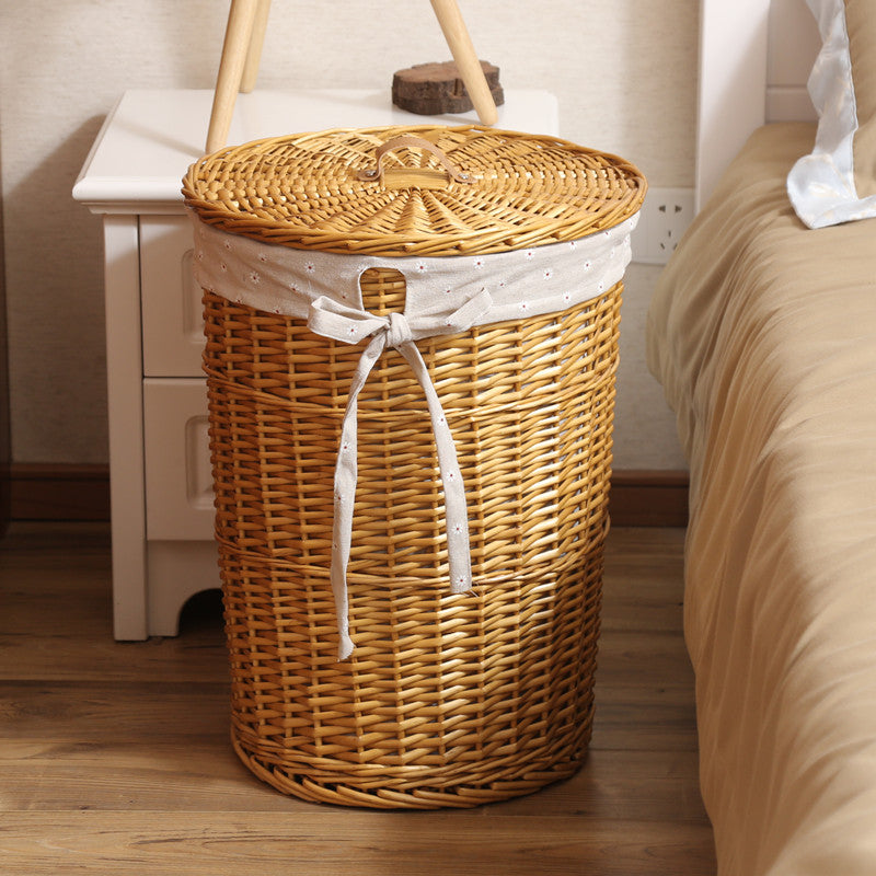 Decorative Woven Laundry Hamper Stornfield