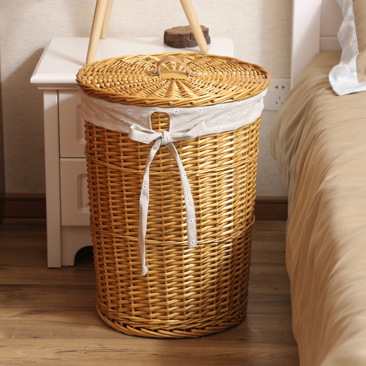 Decorative Woven Laundry Hamper Stornfield
