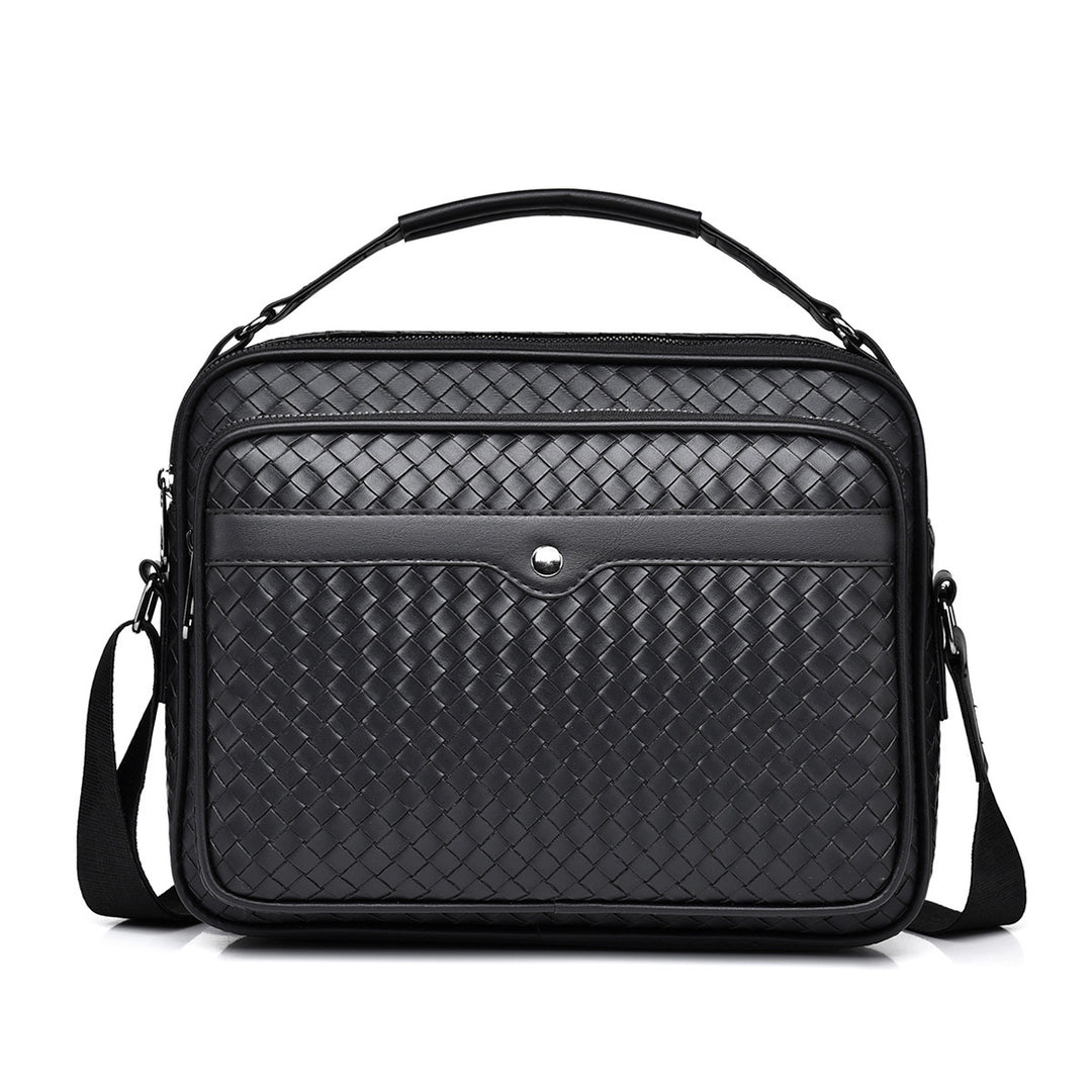 Stylish and Practical Briefcase with Braided Design Stornfield
