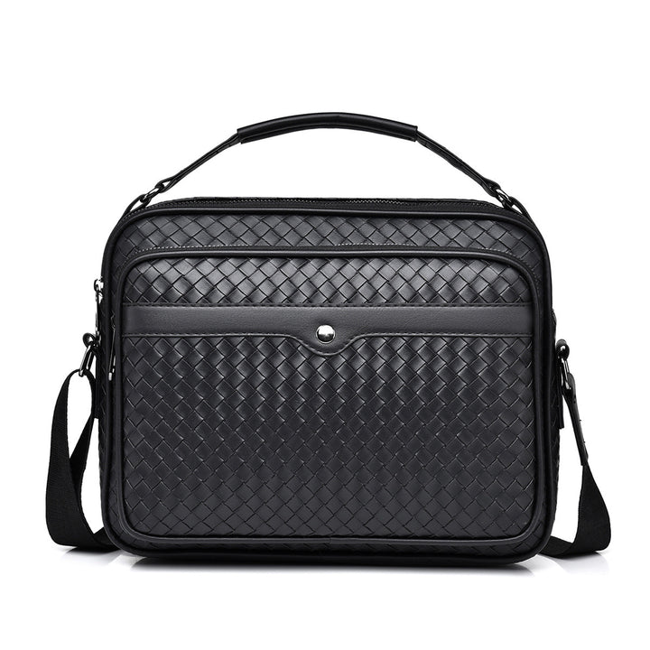 Stylish and Practical Briefcase with Braided Design Stornfield