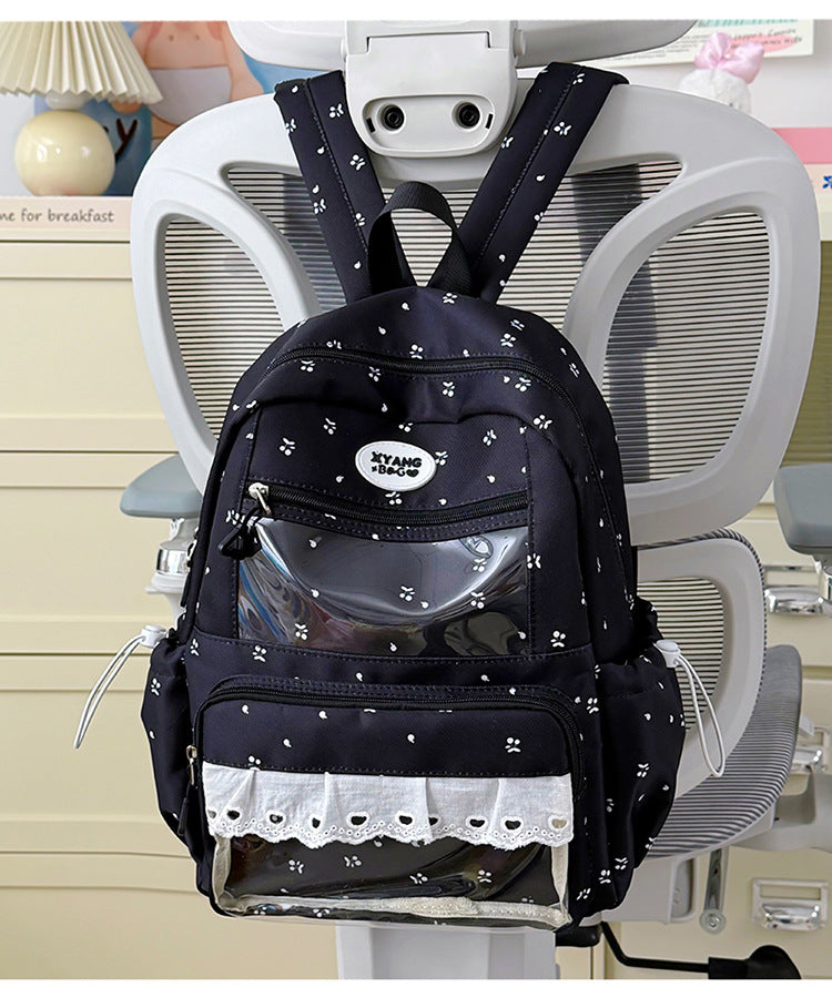 Playful Embroidered School Backpack Stornfield