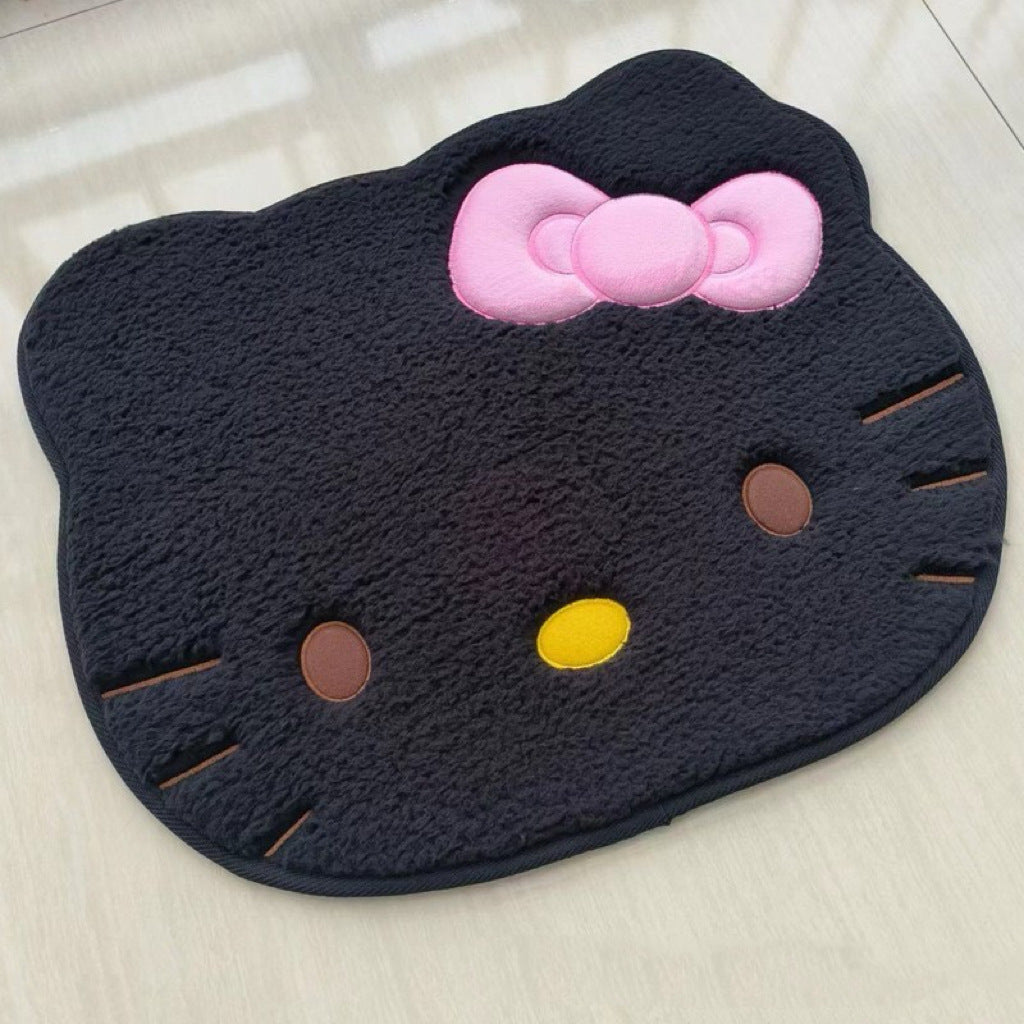 Cute Cartoon-Themed Plush Bath Mat