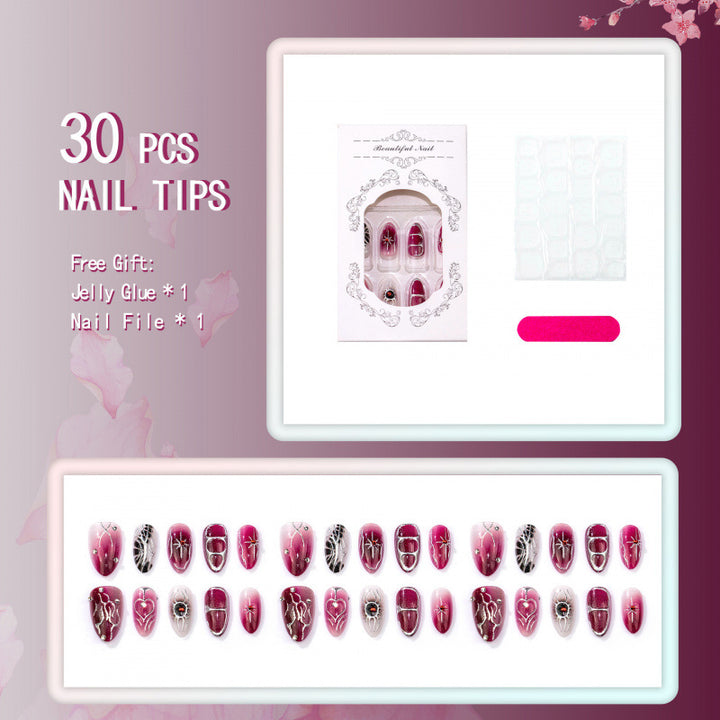 Artistic Glamorous Press-On Nail Set