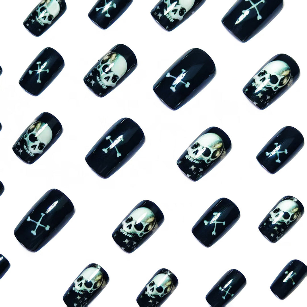 Creative Art Nails in Skull Design Stornfield