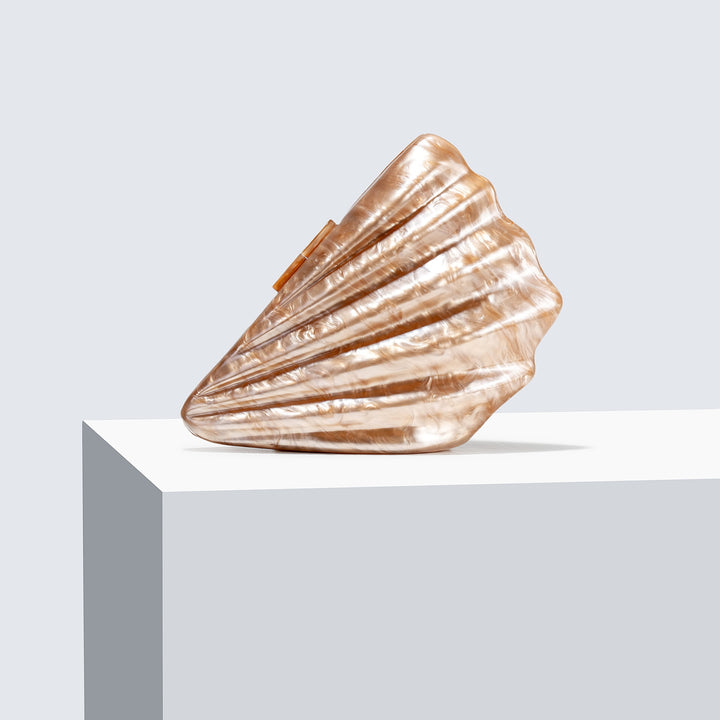Vintage Shell Clutch