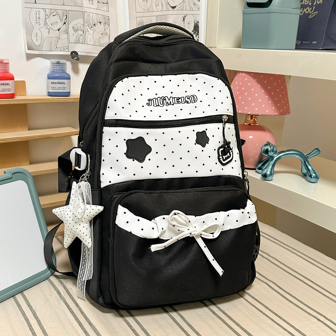 Charming Decorative Star-Embellished Backpack Stornfield