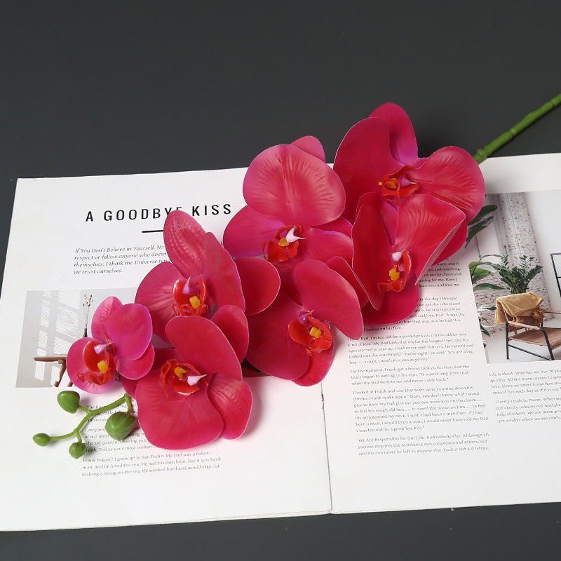 Realistic Faux Orchid Bouquet